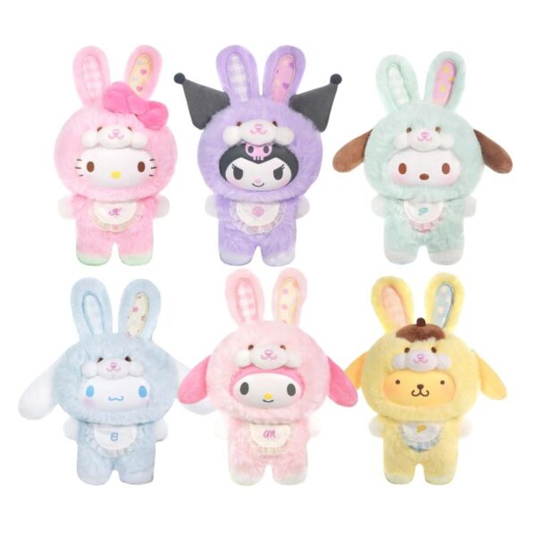 Boneco Labubu Hello Kitty Colecionável