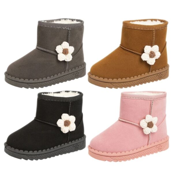 Botinha de Inverno Infantil Peluciada Fashion
