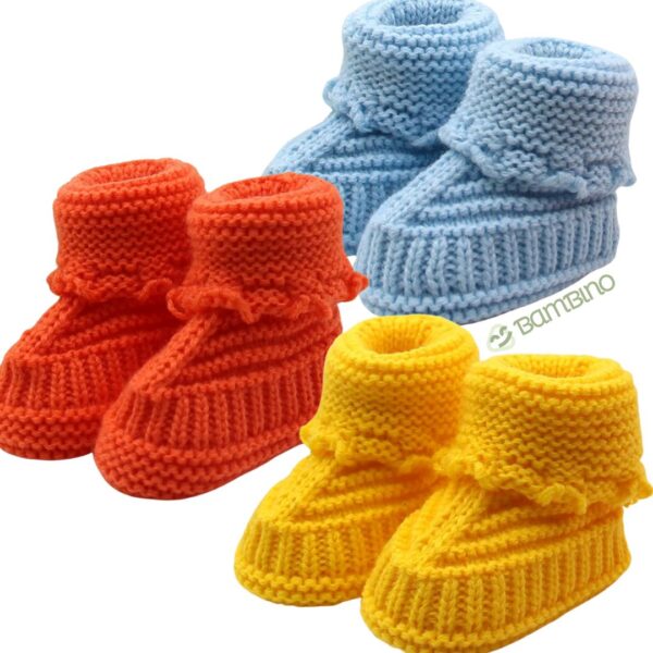 Sapatinho em Crochê para Bebês Bambino