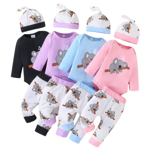 Conjunto 3 Peças para Bebê Personalizado Coala