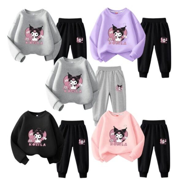Conjunto Moletom Infantil Kuromi