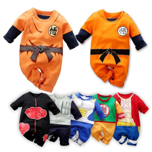 Macacão Bebê Cosplay Anime