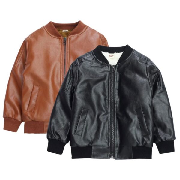 Jaqueta de Couro Infantil Masculina