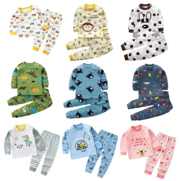 Pijama Infantil Manga Longa para Bebês e Crianças