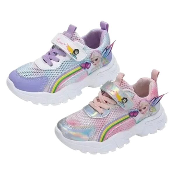 Tênis Infantil Frozen Velcro e Cadarço Feminino
