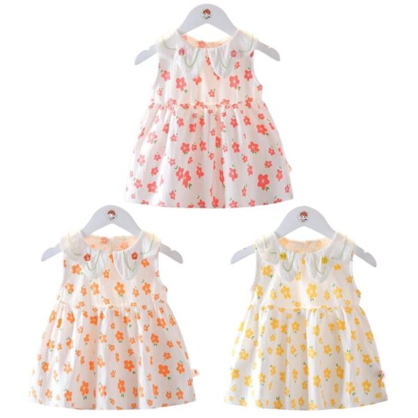 Vestido Infantil Verão Florido