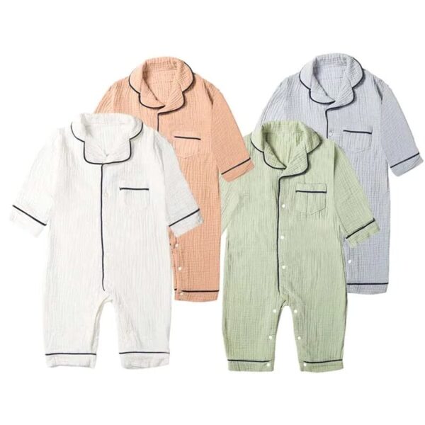 Pijama Macacão Bebê Manga Longa